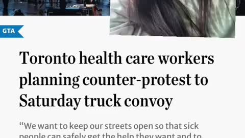 Toronto healthcare workers plan counter protest