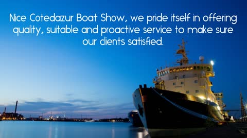 Nicecotedazur Boat Show – Boat Repairs and Services