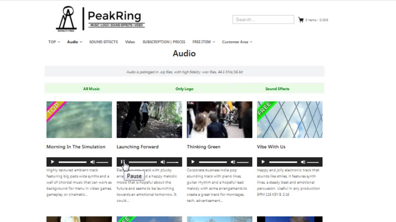 Peakring Music - Launching Forward