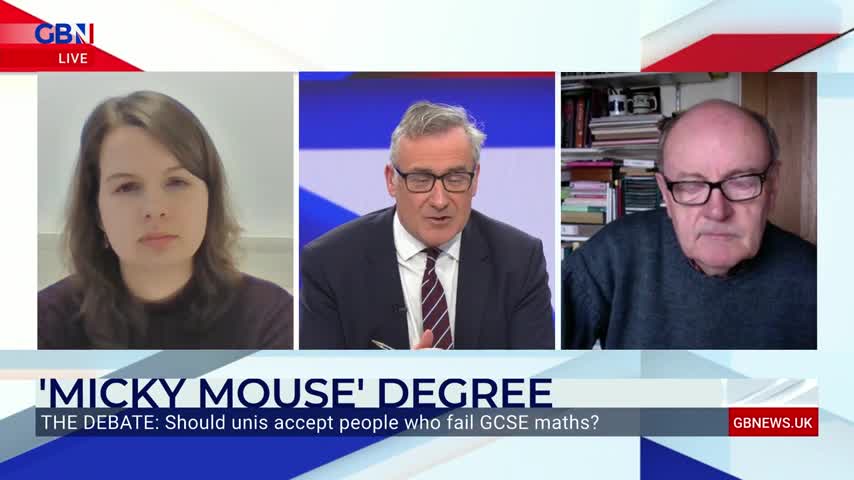 'Mickey Mouse degrees': Should universities accept students who fail GCSE maths? | The Debate