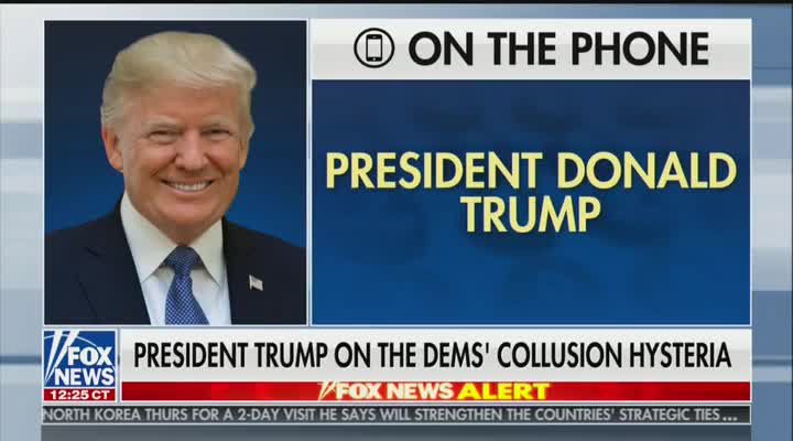 Trump tells Fox News DOJ looking into whether his phone calls were monitored part 1