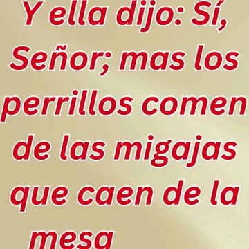 "La Humildad y Perseverancia de una Madre: La Fe de la Mujer Cananea" Mateo 15:25-27.#short #youtube
