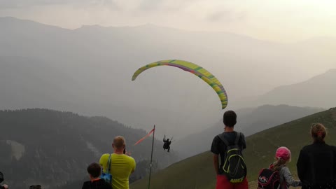 Parachute jump, accident