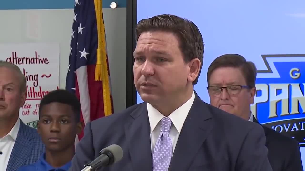 Gov, Desantis declares sarasota swimmer winner ov..