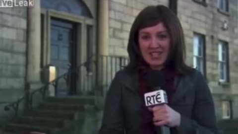 RTE "jewscaster" uttering inanities.