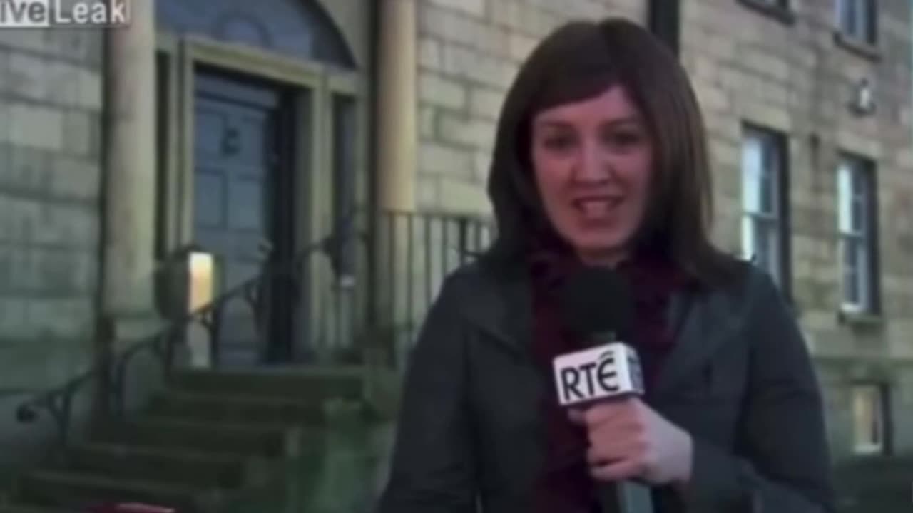 RTE "jewscaster" uttering inanities.