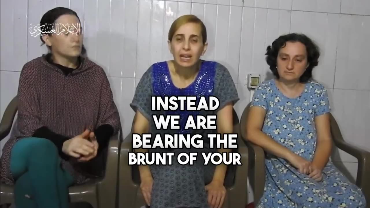 Hamas releases a propaganda video of three female hostages