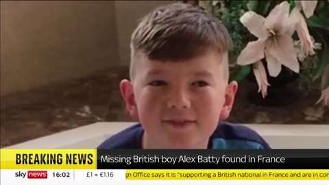 Alex Batty: British boy missing since 2017 found in France after 'walking in mountain for days'