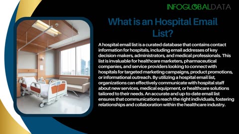 Hospital Mailing List In America For Email Campaigns