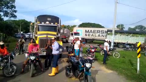 Paro cívico en Tolú: se oponen al peaje La Caimanera en Palo Blanco