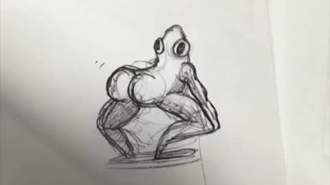 What happens if a frog's muscles grow on his hips