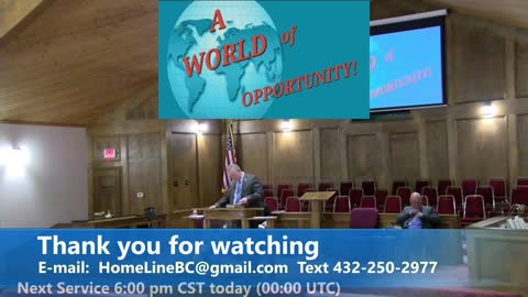 A WORLD of OPPORTUNITY (part 1)