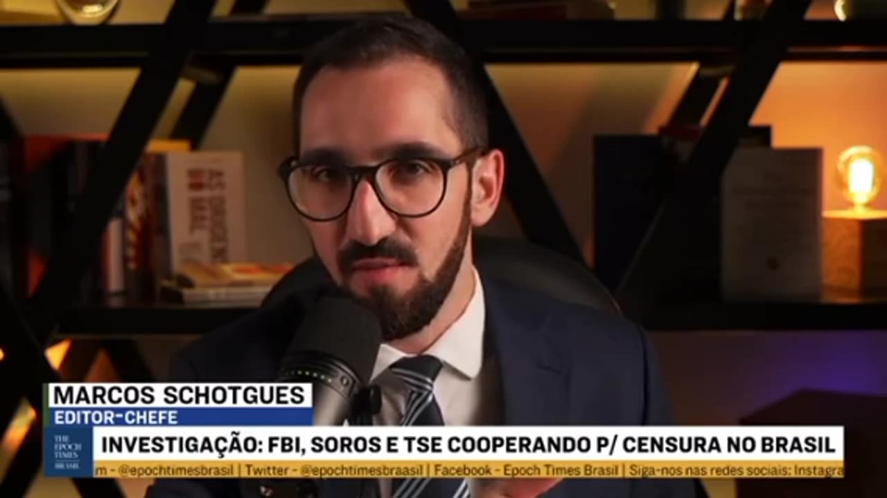 FBI + TSE + Soros em "conspiração para censura" no Brasil, aponta investigação.