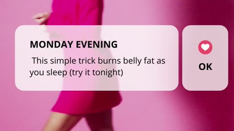 Do this at bedtime to burn 1lb of fat overnight