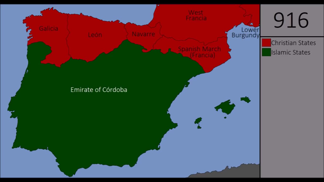 From Islam to Christianality: Spain successfully defeated Muslim invaders! (Spain History)
