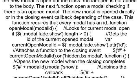 Bootstrap Modal not adding modalopen class to body when triggered via Javascript