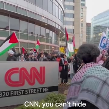 “CNN, you can’t hide; you tell lies for genocide.”