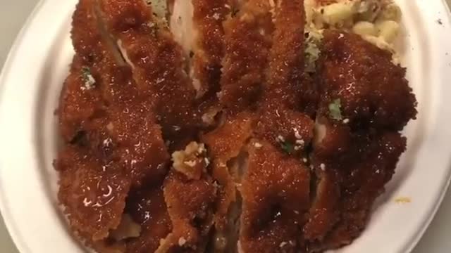 Chicken Chop Rice Bowl Making Tutorial
