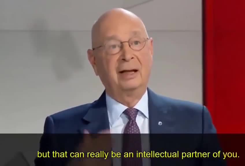 Leader of the WEF Klaus Schwab talking about micro chip implants