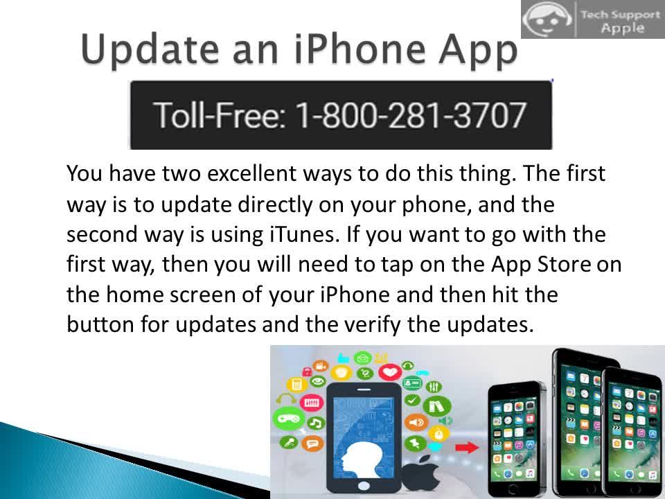 How to Update An iPhone App? 1-800-281-3707