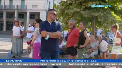 Manifestazione del 14 agosto 2021 - servizio di Telegranducato TV