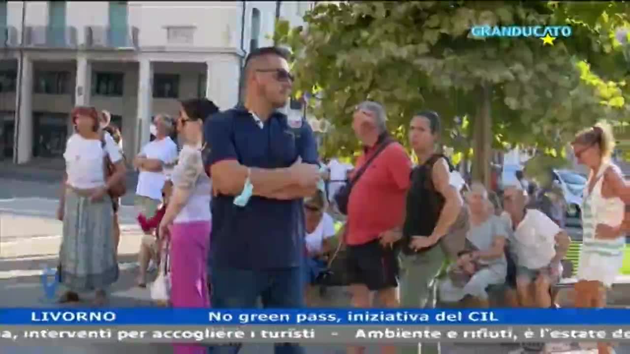 Manifestazione del 14 agosto 2021 - servizio di Telegranducato TV