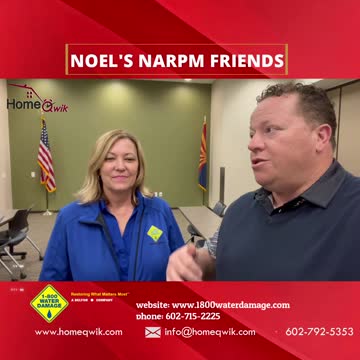 Noel's NARPM Friends - Featuring Alicia Hodges of 1-800 Water Damage of Phoenix.