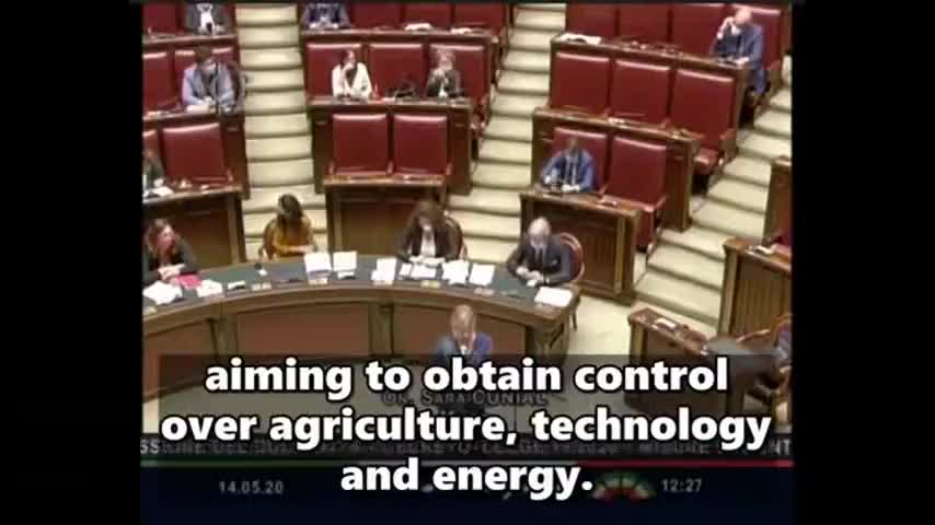 Italian MP Sara Cunial - Covid, Bill Gates, Big Pharma, Children, Slavery, Event 201, ID2020, Genocide & Total Pop. Control