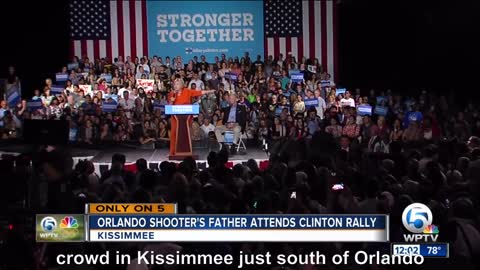 Orlando shooter's father Seddique Mateen Spotted Sitting behind Hillary Clinton at Campaign Rally