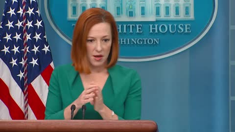 White House press secretary Jen Psaki holds a briefing with reporters