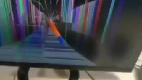 You won't believe - He Break Monitor with a Pen