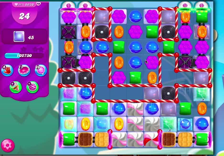 Candy Crush Level 8620 1/22/21 version