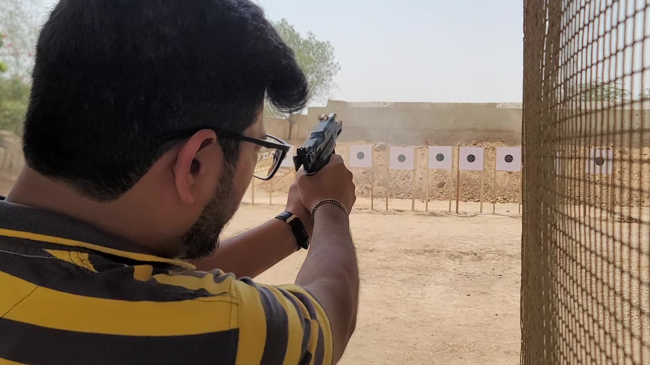 He Accidentally Shattered The Glass With A BB Gun, But Check Out His Solution