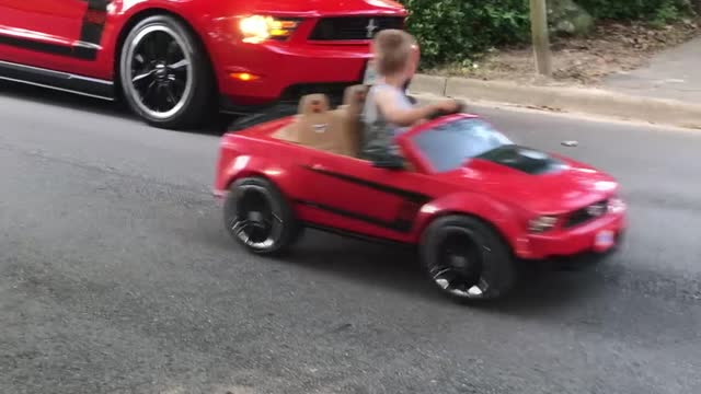 Matching Cars Father Son Race