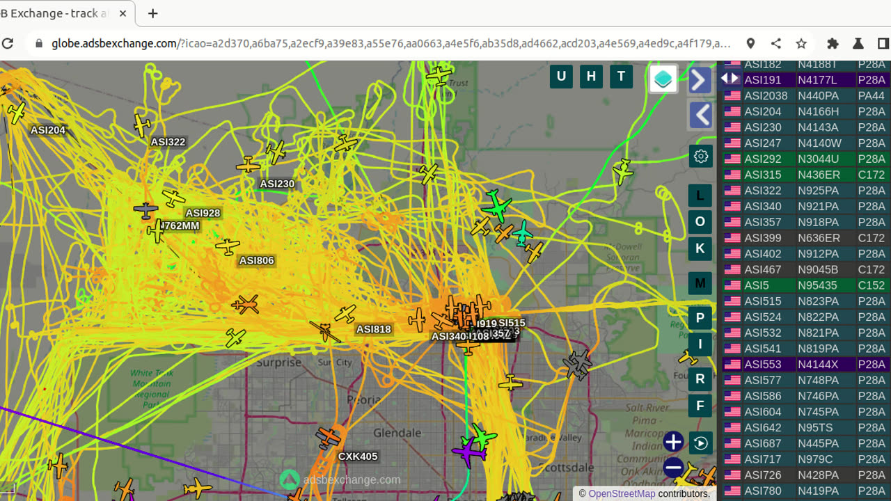 Bird Nazi N53216 over Morristow - Feb 12th 2024 - 5:40pm