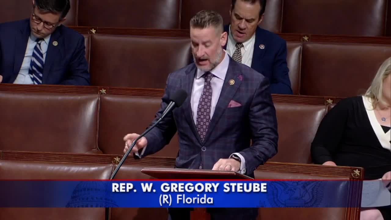 Greg Steube: 'Let Me Address The Complete Misrepresentations Of Fact We Have Been Hearing From Democrats'