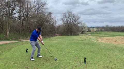 How not to take a golf shot