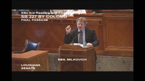 Senator John Milkovich on REAL ID in 2016