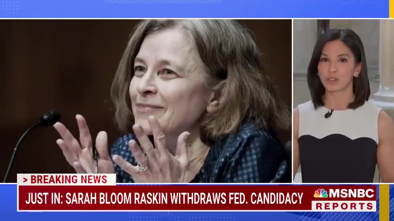 Sarah Bloom Raskin Withdraws Federal Reserve Board Candidacy