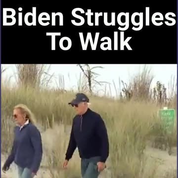 Biden Struggles To Walk