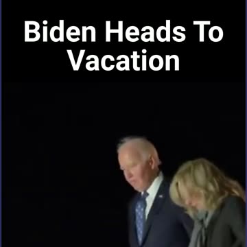 Biden Heads To Vacation