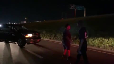 Black Driver Demands White BLM Protesters Stop Blocking Road So He Can Go To Work