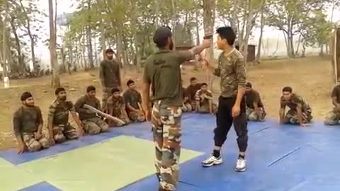 Indian Army self defence training😬😯😲😨😮