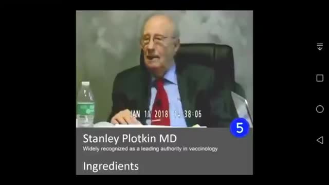 Stanley Potkin MD confesses to the content of child vaccines [mirrored]