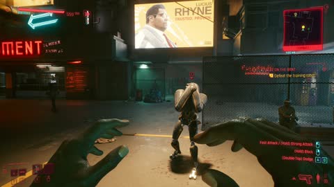 Cyberpunk 2077 - Beating the brat, the beginning.