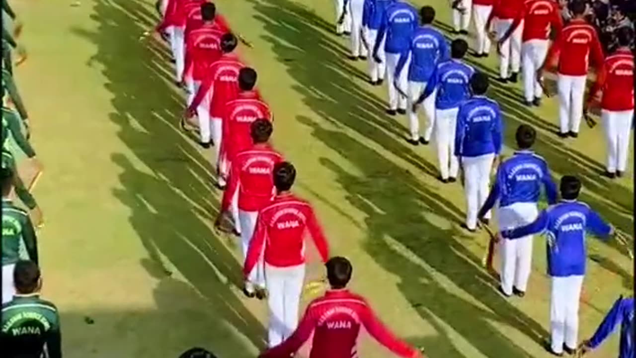 Beautiful parade in school