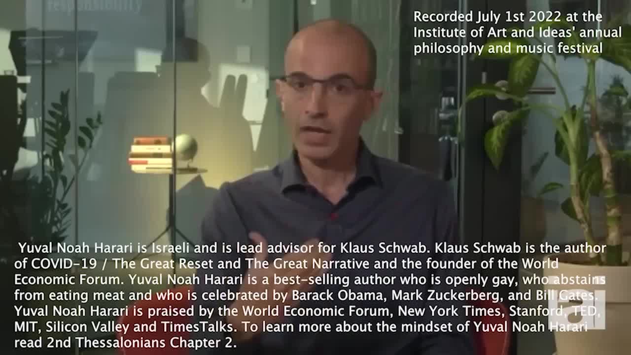 Yuval Noah Harari is planning giving armies ability to manipulate our DNA