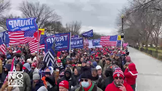 RAW FOOTAGE: Wild Protest in Washington D.C. on January 6th, 2021