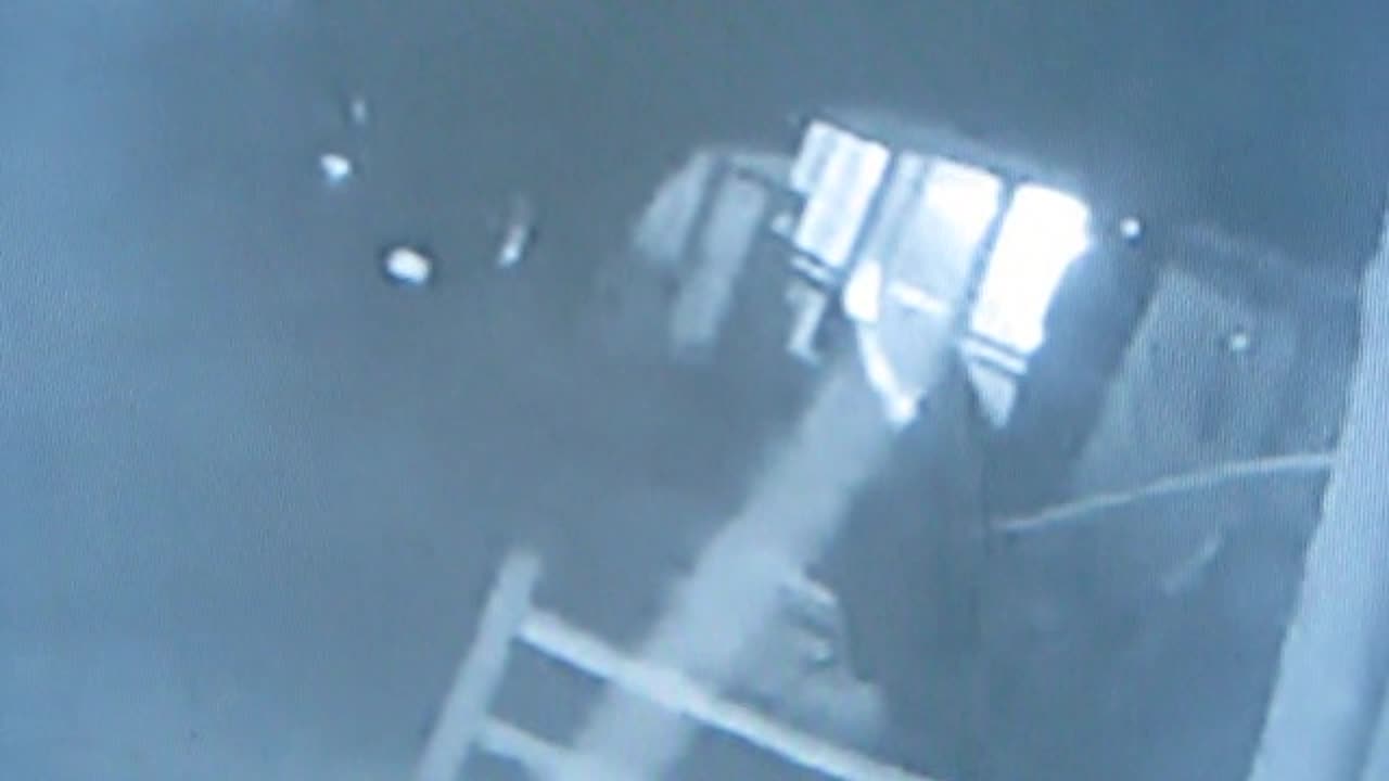 directed energy fired from stalkers porch across the street