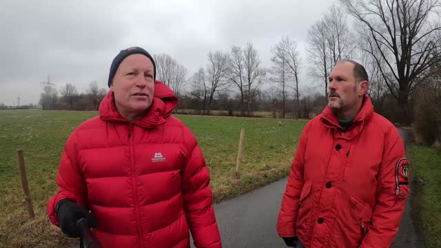 Politischer Spaziergang mit Bernhard